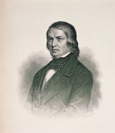 Portrait de Robert Schumann (1810-56) - German School