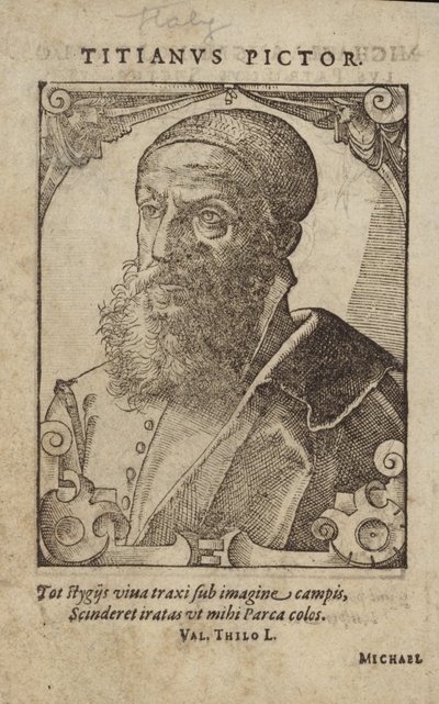 Portrait de Titien - German School