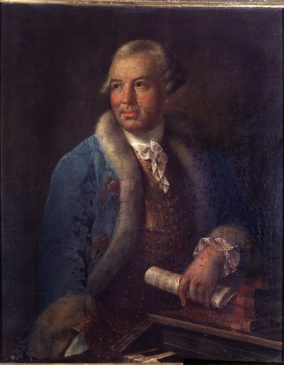 Portrait du compositeur allemand Christoph Willibald Gluck - German School