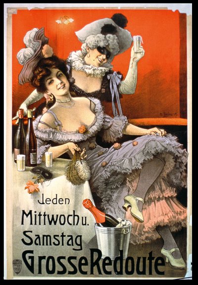 Affiche publicitaire pour Grosse Redoute - German School