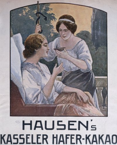 Affiche publicitaire pour le chocolat de Kassel, 1908 - German School
