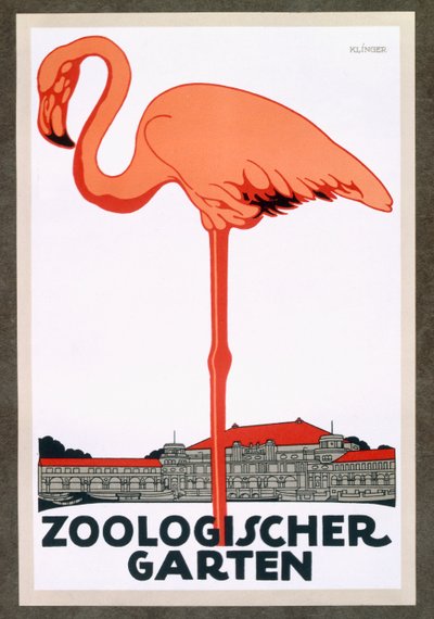 Affiche pour le jardin zoologique de Berlin - German School