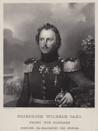 Prince Wilhelm de Prusse (1783-1851), frère du roi Frédéric-Guillaume III - German School