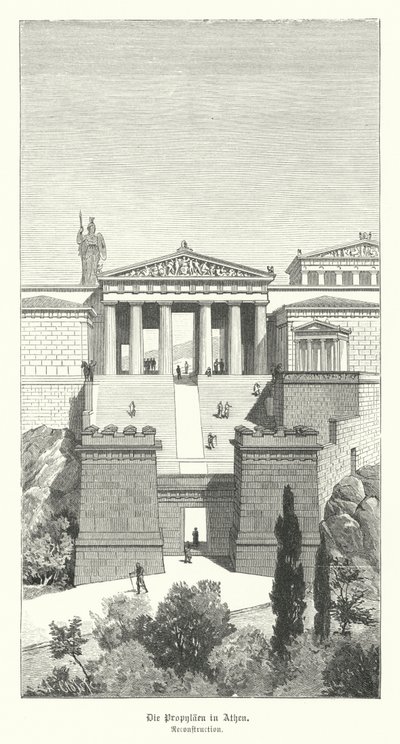 Propylées, entrée de l