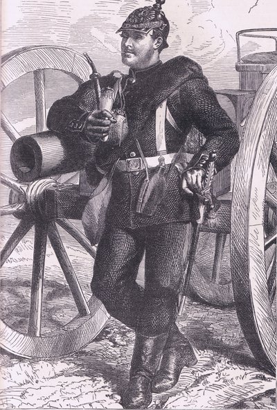 Artillerie prussienne, Histoire de la guerre entre la France et l