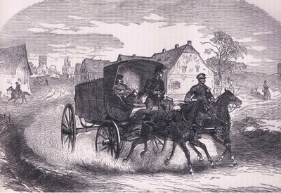 Poste militaire prussien, Histoire de la guerre entre la France et l