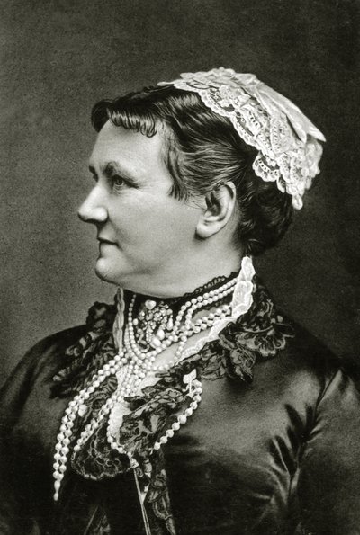 Reine Carola de Saxe c.1890 (photo n/b) - German School