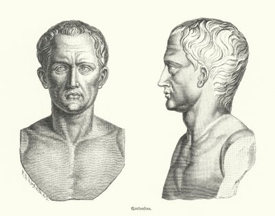 Quintus Hortensius, homme politique et orateur romain (gravure) - German School