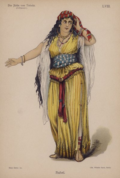 Rahel, de Die Judin von Toledo par Franz Grillparzer - German School