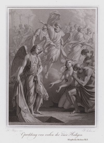 Résurrection des anciens saints - German School