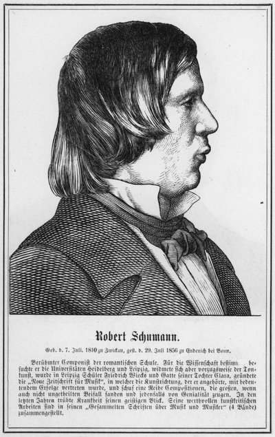 Robert Schumann (gravure) - German School