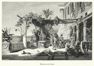 Empereur romain Tibère sur l