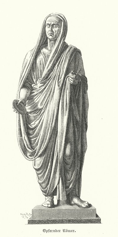 Prêtre romain responsable des sacrifices - German School