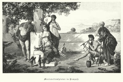 Marionnettistes romains à Pompéi - German School