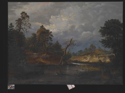Paysage romantique - German School
