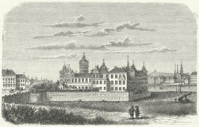 Palais royal à Stockholm au XVIIe siècle - German School