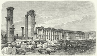 Ruines de la ville de Palmyre, Syrie - German School