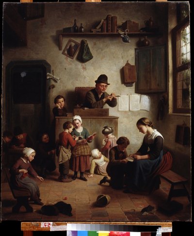 Scène de classe dans une école - German School