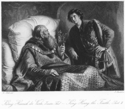 Scène de Henry IV, Partie II - German School