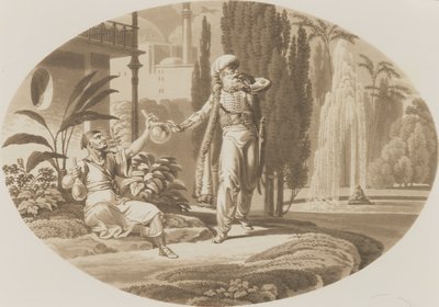 Scène des Noces de Figaro de Wolfgang Amadeus Mozart - German School