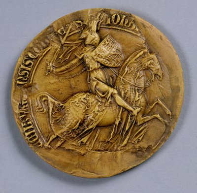 Sceau de Jean I (1296-1346) de Luxembourg, Roi de Bohême - German School