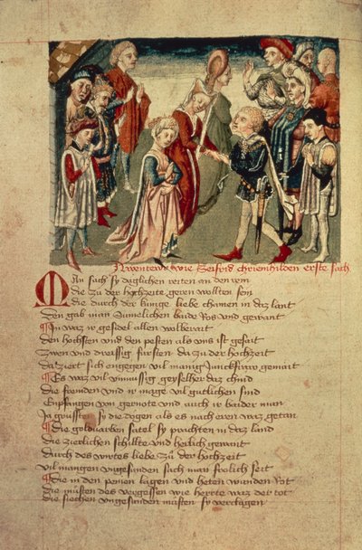 Siegfried voit Kreimhild pour la première fois, du 