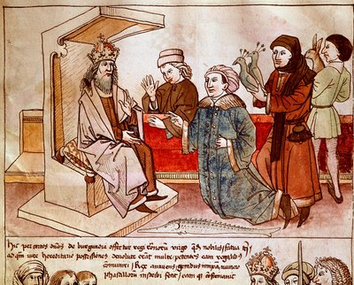 Sigismond Ier de Luxembourg (1368-1437), empereur du Saint-Empire reçoit l