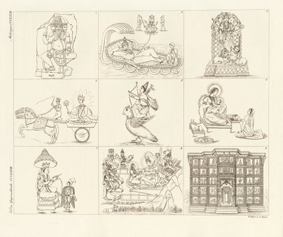 Quelques descriptions de la mythologie indienne - German School