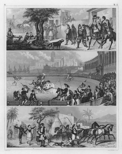 Espagne (gravure) - German School