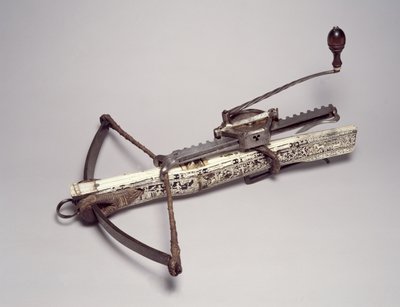 Arbalète de sport et cranquin - German School