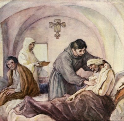 Saint François travaillant à l
