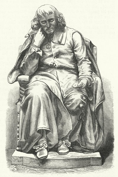 Statue du philosophe néerlandais Baruch Spinoza à La Haye - German School