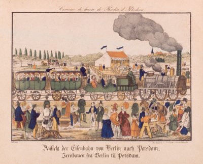 Chemin de fer à vapeur entre Berlin et Potsdam - German School