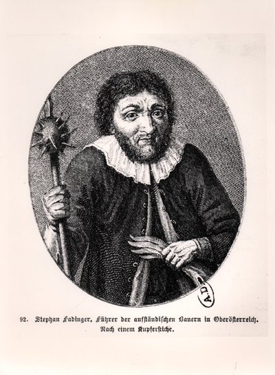 Stephan Fadinger (d.1626), chef de la révolte paysanne autrichienne (1625-1626) - German School
