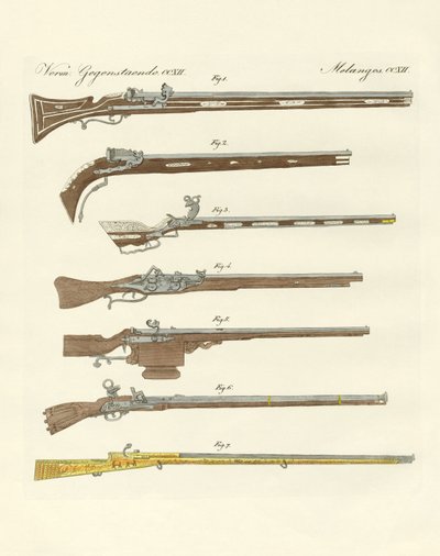 Étranges fusils à feu - German School