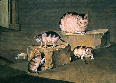 Étude de chats - German School