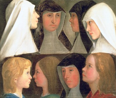 Étude de religieuses et de postulantes - German School