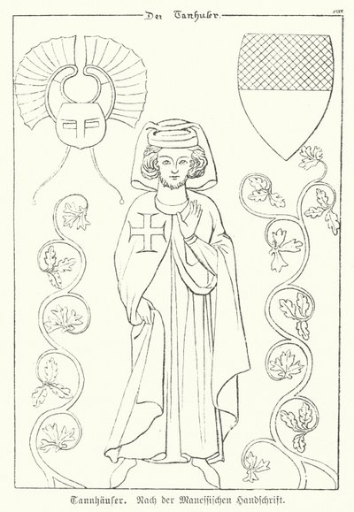 Tannhäuser (gravure) - German School