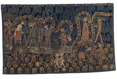 Tapisserie illustrant le mois de juillet, vers 1400-25 - German School