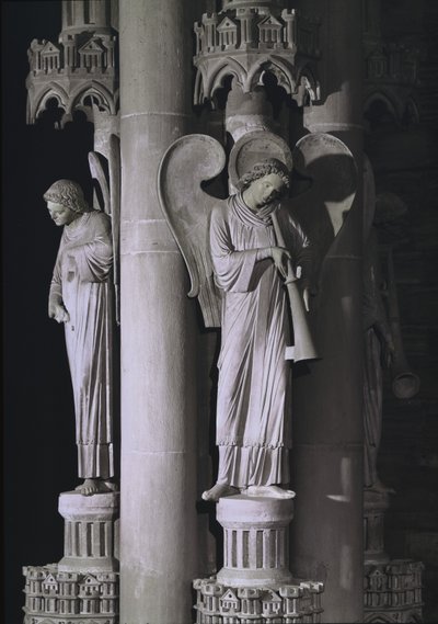 Le Pilier des Anges, dans le transept sud, c.1230 - German School