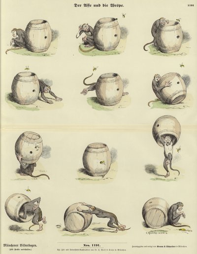 Le singe et la guêpe - German School