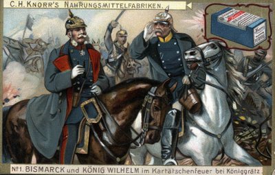 La bataille de Sadowa (également connue sous le nom de Königgrätz, 3 juillet) - German School