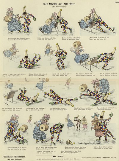 Le clown sur la glace - German School
