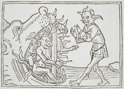 Le Diable Belial devant les portes de l