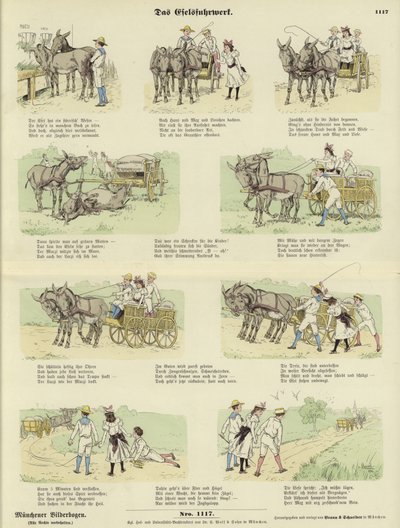 La charrette à âne - German School