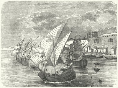 La flotte hongroise au large de Naples - German School