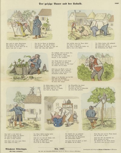 Le fermier avare et le gobelin - German School