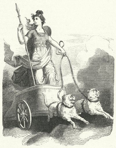 La déesse nordique Freyja - German School