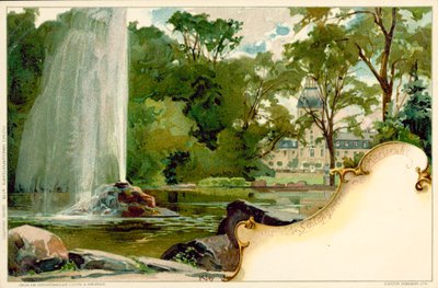 Le Schlossgarten et le palais de Karlsruhe à Karlsruhe, Allemagne - German School
