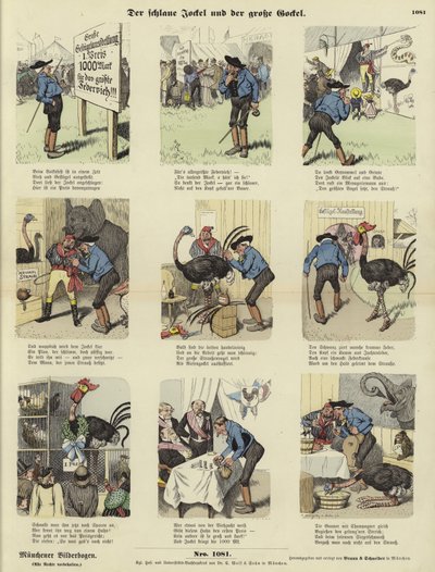 Le rusé Jockel et le grand coq - German School